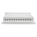 "DIGITUS Cat.6A Patch Panel, geschirmt, 12-Port, 10"", grau"