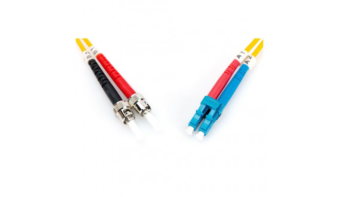 "DIGITUS LWL Patchkabel LC -> ST 3.00m Singlemode Duplex OS2"