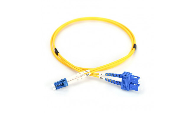 "DIGITUS LWL Patchkabel LC -> SC 3.00m Singlemode Duplex OS2"