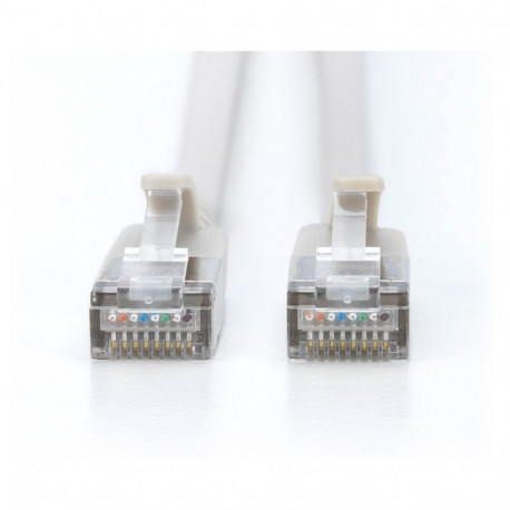 "DIGITUS Patchkabel CAT 6A F/FTP Slim 0,30m grau"