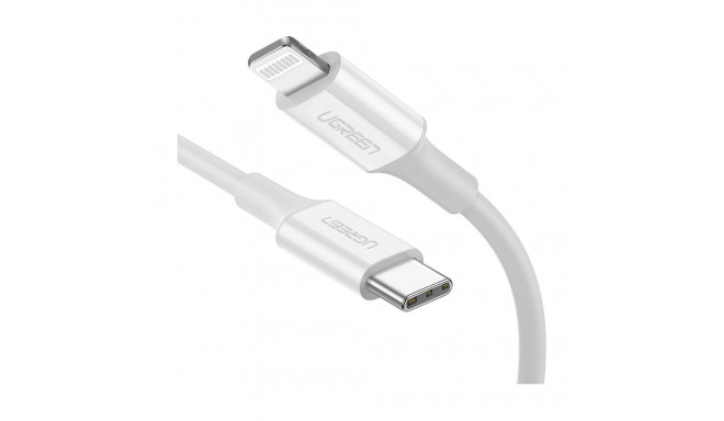 UGREEN Lightning - Type-C kaabel 1m valge