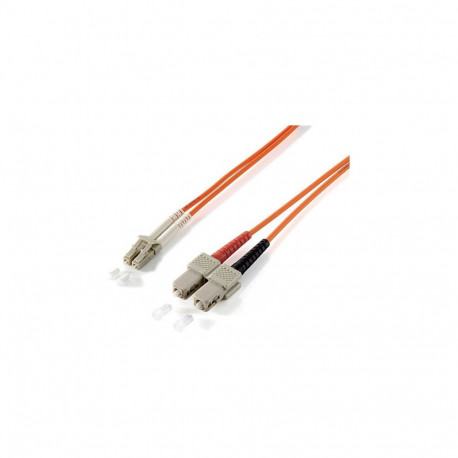 "Equip LWL Patchkabel LC->SC 1.00m Multimode Duplex OM1 or Polybeutel"