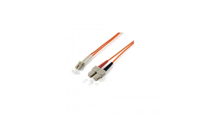 "Equip LWL Patchkabel LC->SC 1.00m Multimode Duplex OM1 or Polybeutel"