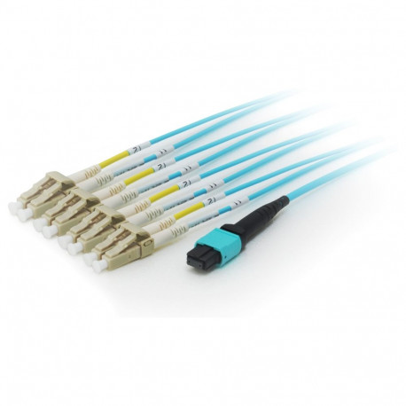 "Equip MTP/LC Trunk Fiber Patch Cord OM4 M/M 7.00m Polybeutel"