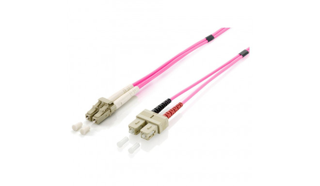 Equip LC-SC 1.00m Multimode Duplex OM4 violetne valguskaabel kilekotis