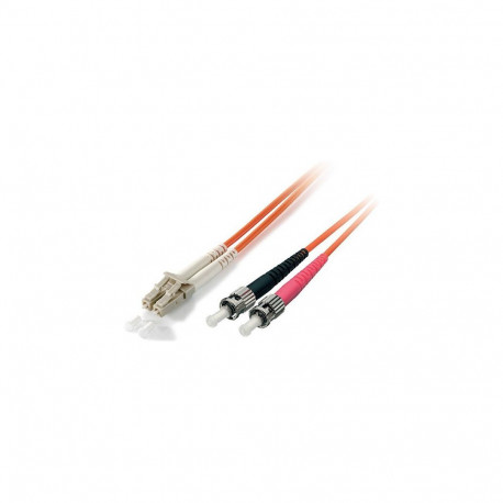 "Equip LWL Patchkabel LC->ST 5.00m Singlemode Duplex OS2 ge Polybeutel"
