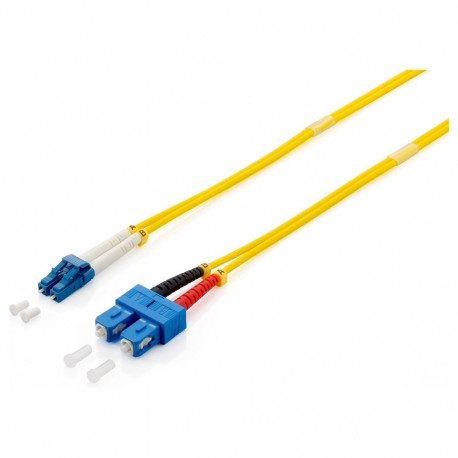 "Equip LWL Patchkabel LC->SC 1.00m Singlemode Duplex OS2 ge Polybeutel"