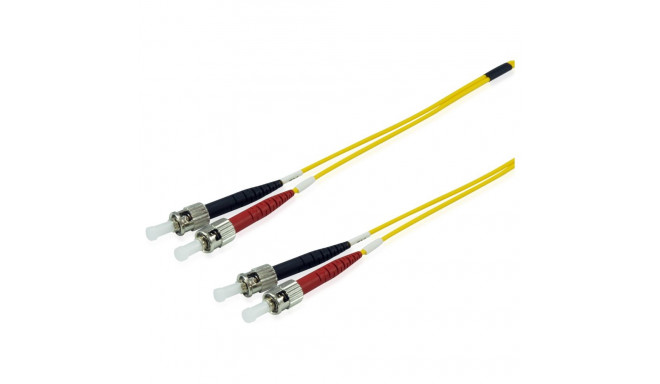 Equip optiline patch-kaabel ST->ST 5.00m Singlemode Duplex OS2 kollane kilekott