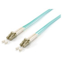 Equip LWL patchkaabel LC->LC 30.00m Multimode Duplex OM3 polükotis, türkiis