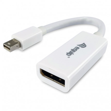 Equip Mini DisplayPort - DisplayPort adapter 4K/60Hz valge