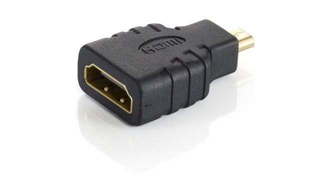 "Equip HDMI Adapter Micro D-A St/Bu sw Polybeutel"