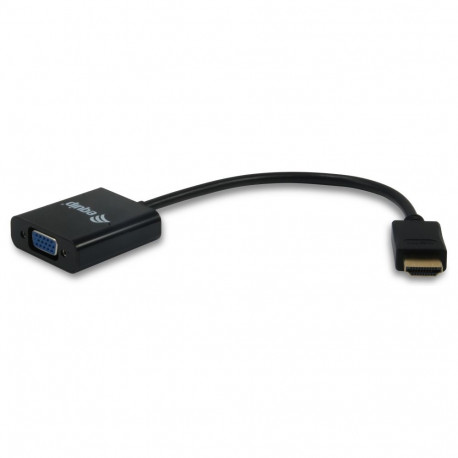 "Equip HDMI Adapter VGA mit Audio schwarz"