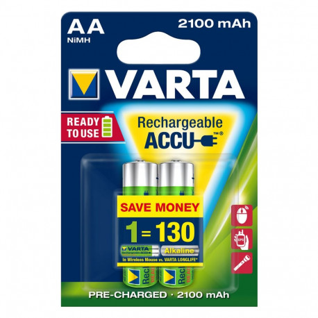 "Akku AA 1.2V (HR06) *Varta* Recharge Accu - 2er-Pack"
