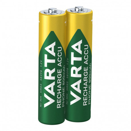 Varta taaslaetavad telefoniakud AAA 1.2V (HR03), 2-pakk