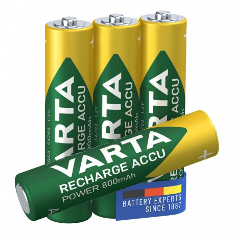 "Akku AAA 1.2V (HR03) *Varta* Recharge Accu - 4er-Pack"