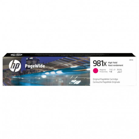 "HP 981X High Yield Magenta PageWide Cartridge"