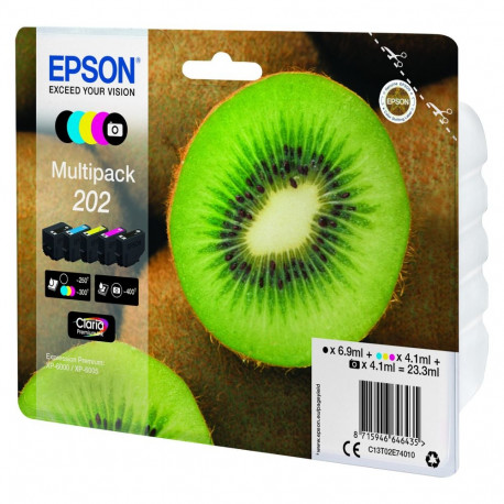 Epson 202 C13T02E74010 5-osaline multipakk (BKMCY/must foto) kuni 300 lehekülge