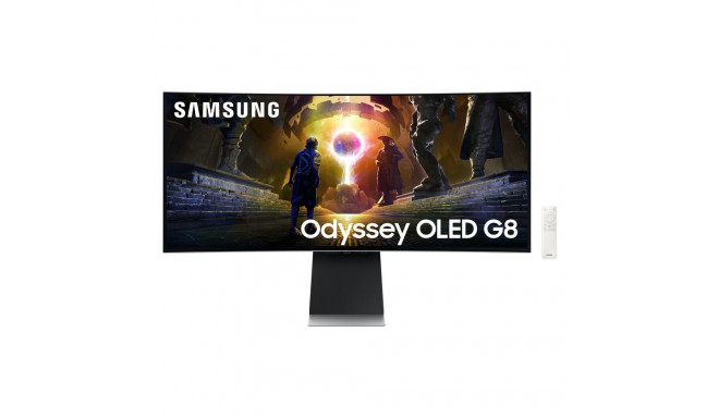 86,4cm/34" (3440x1440) Samsung Odyssey G8 LS34DG850SUXEN 21:9 OLED 0,03ms 175Hz Micro-HDMI Mini-Disp
