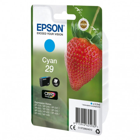 Epson 29 C13T29824012 tsüaan tint kuni 180 lehekülge
