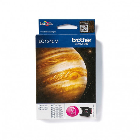 "Brother Tinte LC-1240M Magenta bis zu 600 Seiten nach ISO/IEC 24711"