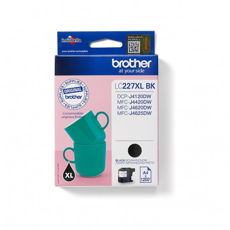 "Brother Tinte LC-227XL-BK Schwarz bis zu 1.200 Seiten nach ISO/IEC 24711"