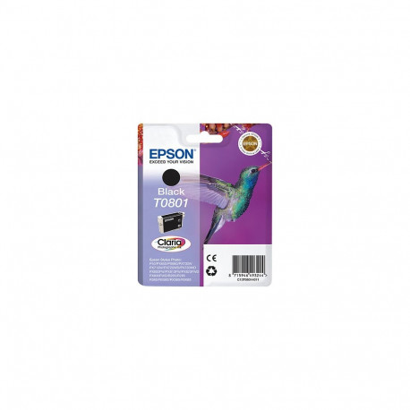 Epson 5LB T0801 must tindikassett standardne maht 7.4ml 330 lehekülge 1 pakk blisterpakend ilma alar