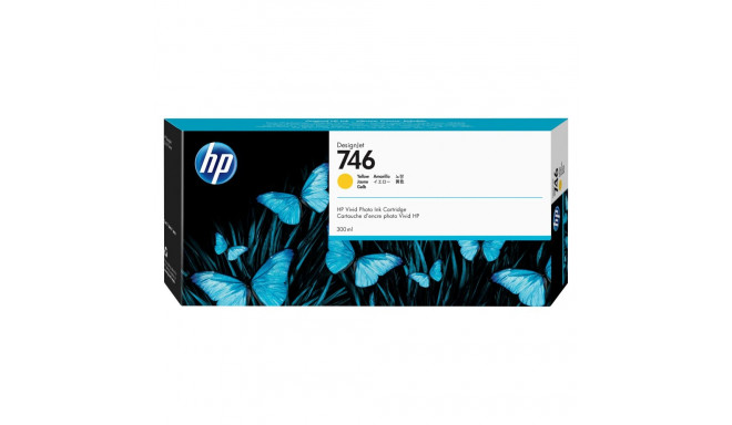 "HP 746 300-ml Yellow Ink Cartridge"