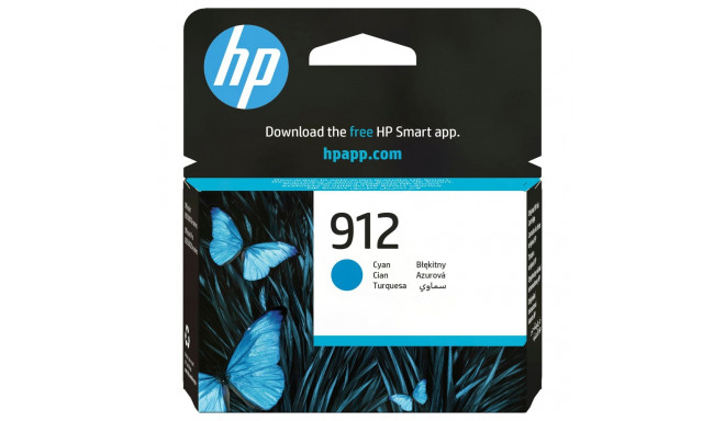 HP 912 tsüaan tindikassett