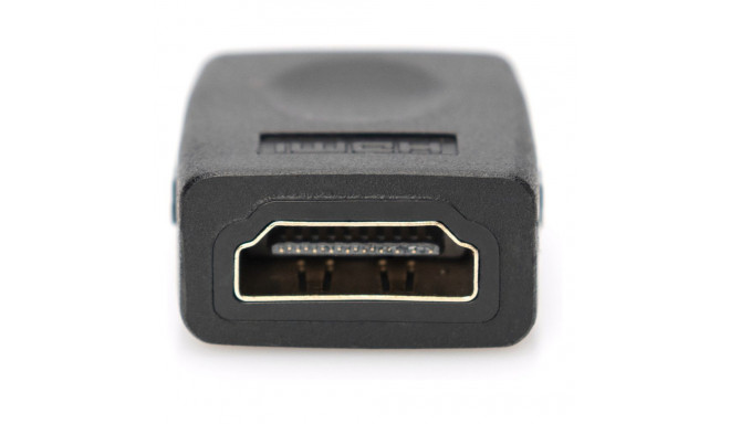 Digitus HDMI adapter 4K, 3D-toega, Ethernet, must