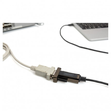 "DIGITUS Adapter USB2.0/C -> seriell D-Sub9 St/St + 1.0m Kab"