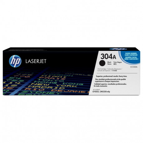 "HP 304A original Colour LaserJet Toner cartridge CC530A black standard capacity 3.500 pages 1-pack 