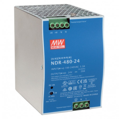 "ind. Netzteil POW-2462 24VDC 480W DIN-Schiene si"