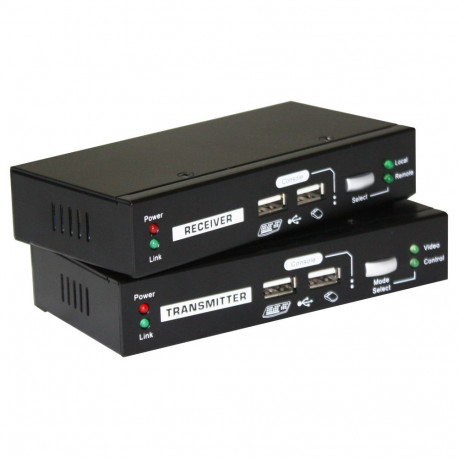 KVM-pikendi KVM-9036 üle IP 2xUSB