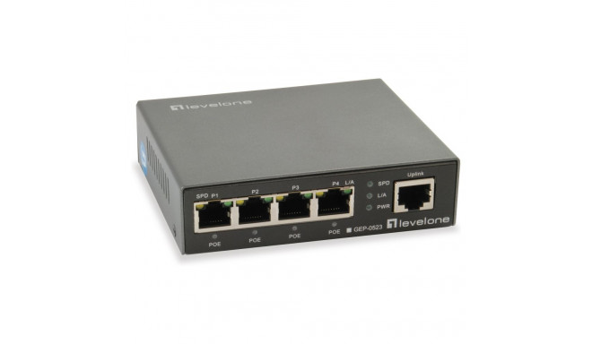 "Switch 5x GE GEP-0523 60W 4xPoE+"