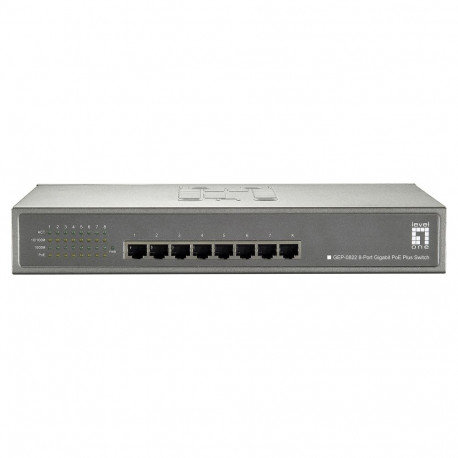 "Switch 8x GE GEP-0822 240W 8xPoE+"