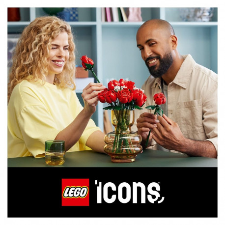 LEGO Icons mänguklotsid Bouquet of Roses Flowers (10328)