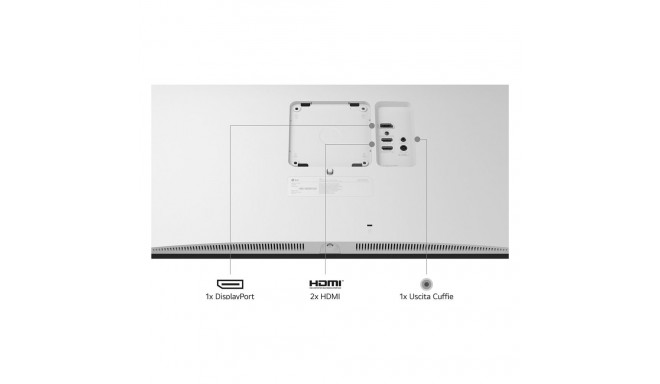 68,4cm/27" (3840x2160) LG UltraFine 27US550-W 16:9 4K UHD IPS 5ms 60Hz HDR10 2xHDMI DP pivot valge