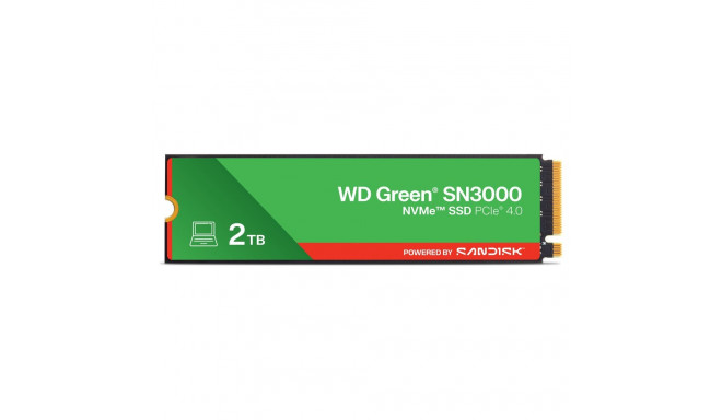 "M.2    2TB WD Green SN3000 NVMe PCIe 4.0 x 4"