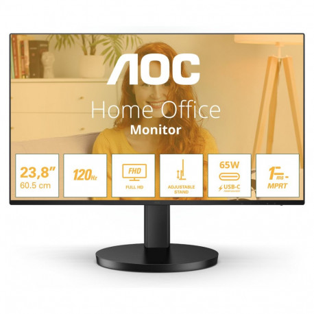 "61cm/24"" (1920x1080) AOC Basic-line 24B3CF2 16:9 FHD IPS 1ms 100Hz HDMI USB-C Speaker Black"
