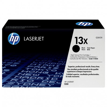 HP 13X originaal LaserJet toonerikassett Q2613X must suure mahutavusega 4000 lehekülge 1 pakk