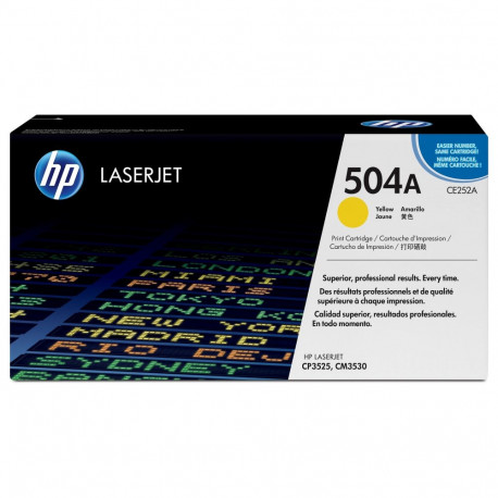 "HP 504A original Colour LaserJet Toner cartridge CE252A yellow standard capacity 7.000 pages 1-pack