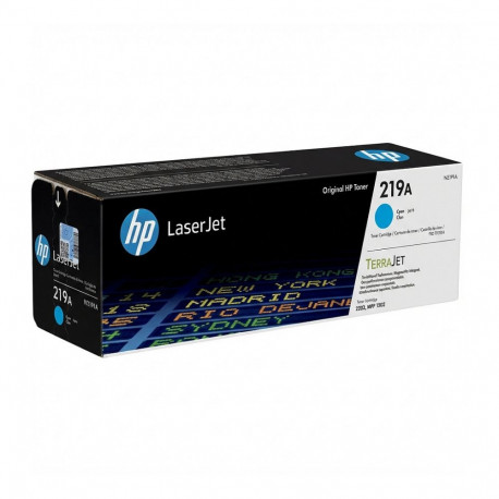 "HP 219A Cyan Original LaserJet Toner Cartridge"