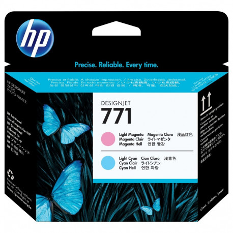 HP 771 originaalprindipea CE019A hele magenta ja hele tsüaan, standardmahtuvus, 1 pakk