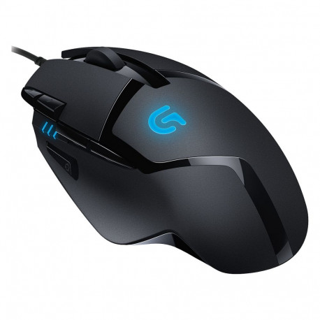 "Logitech Hyperion Fury G402 Mouse right-handed 8 buttons wired USB"