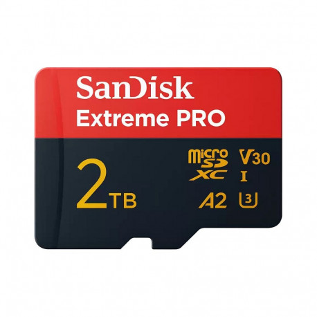 "CARD 2TB Sandisk Extreme PRO microsdxc UHS-I V30 A2 Class U3"