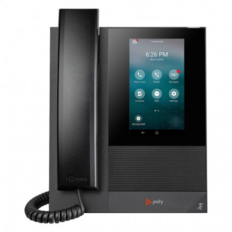 HP Poly CCX 400 SIP-telefon (PoE, ilma toiteadapterita)