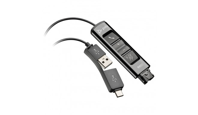 "HP Poly DA85 Wideband QD auf USB-Adapter (USB-A & USB-C)"