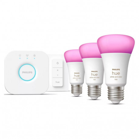 "Philips Hue StiWa White & Color Ambiance E27 3er Starter Set + DS 75W"
