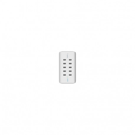 "Belkin 10-Port USB-Ladestation,120W, 2,4A pro Port, Weiß"