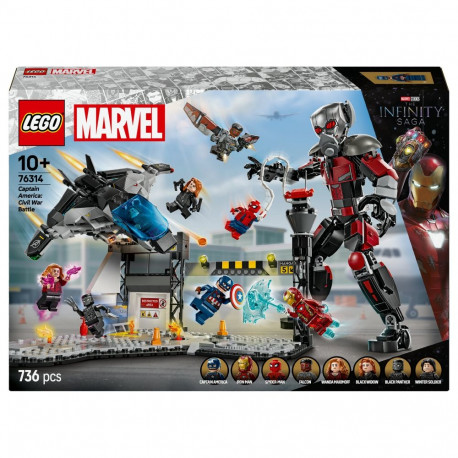 "LEGO Super Heroes Marvel Captain America: Civil War Actionduell 76314"